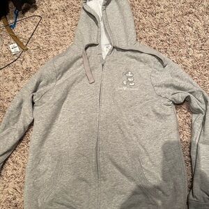 Disney Gray Hoodie with Embroidered Detail
